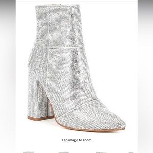 Steve Madden rhinestone concert booties